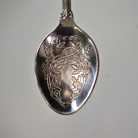 Map Of Ireland Vintage Souvenir Spoon Silverplate - Picture 8 of 9